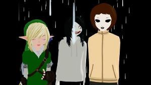 Ben&Jeff the killer&Masky-somebody that i used to know(mmd)