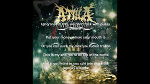 Attila- MIDDLE FINGERS UP Lyrics