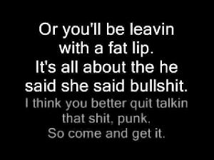 Limp Bizkit - Break Stuff lyrics