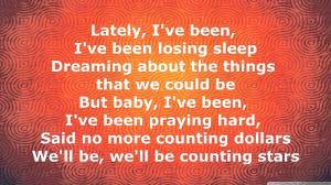 OneRepublic - Counting Stars [Lyrics]