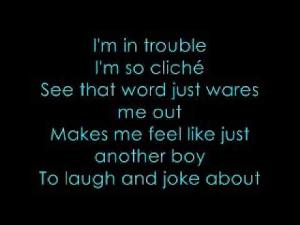 Trouble - nevershoutnever (with lyrics)