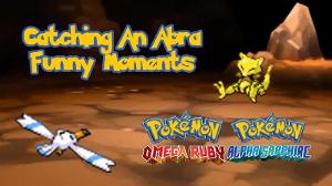 Pokemon ORAS Catching An Abra Funny Moments - Chocolate Milk Gamer