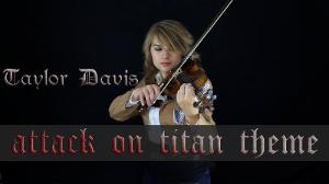 Attack on Titan Theme (Guren no Yumiya) - Violin - Taylor Davis