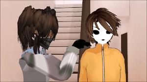 Masky is not amused (MMD)