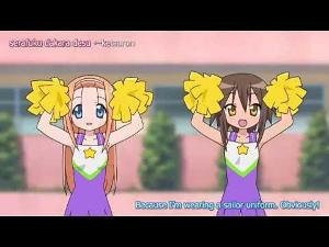 Lucky Star OP / Opening / Intro HD 720p Subtitled らき☆すた