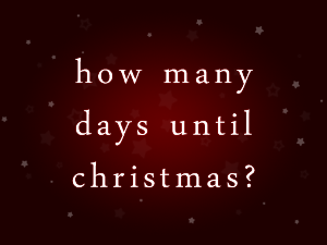 Christmas Countdown 2014 - Find out how many days until Christmas 2014