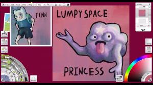 ADVENTURE TIME SPEEDPAINT(FINN, LUMPY SPACE PRINCESS, LADY RAINICORN)