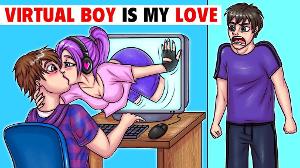 I Fell in Love with Virtual Boyfriend | My Animated Story