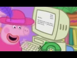 mlg - peppa pig destroys the computer