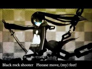 Miku's "BLACK ROCK SHOOTER" with English Lyric