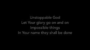 Unstoppable God - Elevation Worship (Lyrics)