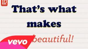 One Direction - What Makes You Beautiful (Lyric Video)