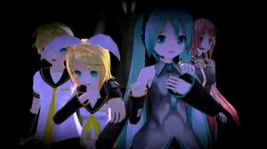 [Original Song] Slender [Miku, Rin, Len, and Luka] PV- English Subbed