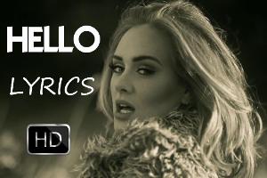 Hello By Adele ●Lyrics On Screen● (HD)