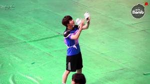 [BANGTAN BOMB] Cheerleader jin with ARMY Bomb ─○"