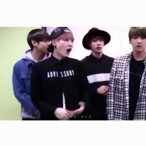 Watch yoonmined's Vine "the way yoongi is always what-what-ing. :")"