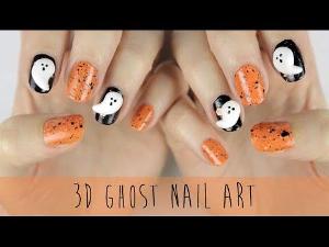 DIY 3D GHOST NAILS!!!