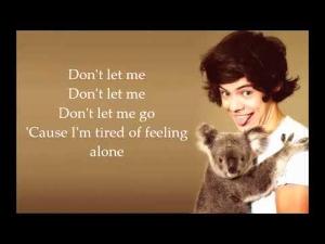 Harry Styles - Don't Let Me Go (Lyrics)