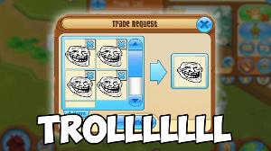 ANIMAL JAM TROLL TRADING!