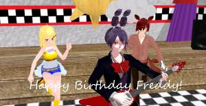 MMD FNAF Happy Birthday Freddy!