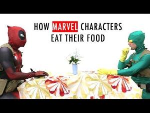 How Marvel Characters Eat Their Food