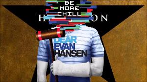 A long chain of songs from Heathers, Hamilton, Dear Evan Hansen and Be More Chill