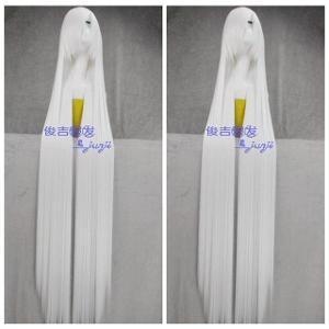 Fashion White Cosplay Wig long Straight Hair Wig 150CM+Free Shipping | eBay