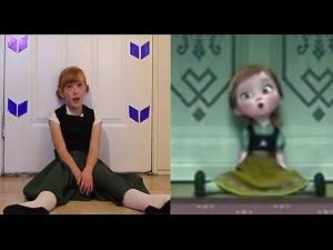 Do You Want To Build a Snowman? - Frozen Cover Little Anna In Real Life