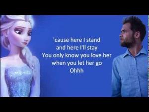 Let It Go/Let Her Go mash-up by Sam Tsui - LYRICS