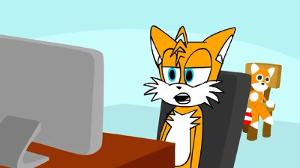 Animated James: Tails Reacts To What Does The Fox Say (with Music)