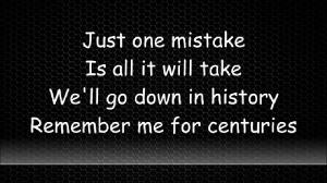 Centuries - Fall Out Boy Lyrics Video