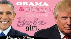 Donald Trump And Barack Obama Singing Barbie Girl By Aqua - Maestro Ziikos