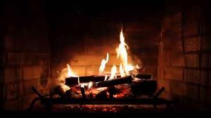 Virtual Fireplace with Crackling Fire Sounds (Full HD)