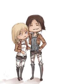 Who is your OTP If you don't know what that is your one true pairing. Mine is Christa X Ymir . what is yours :3