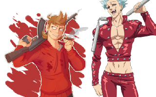 Who's Hotter? Tord from Eddsworld ( 5 foot 3 inches tall ) or  Ban from Seven Deadly Sins ( 6 foot 11 inches tall )