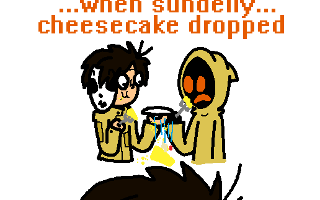 Do you like cheesecake? I couldn't help it my Hoodie and Masky instinct took over I love them and cheese cake :3 x