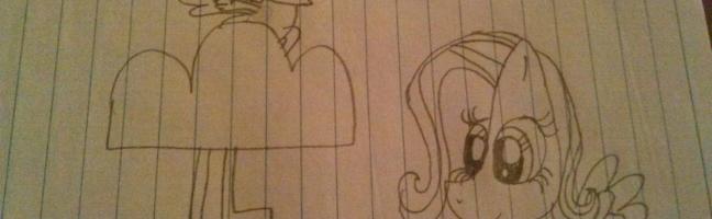 do you like this picture? It may be blurry. Its supossed to be fluttershy and rainbow dash.