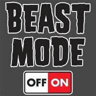 Should I start a #BeastModeActivated trend? What do you guys think?