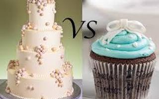 Which would you rather have to eat, cake or cupcake? I can't choose which one would be better.