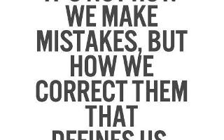 If we learn from our mistakes, why are we always so afraid to make them?