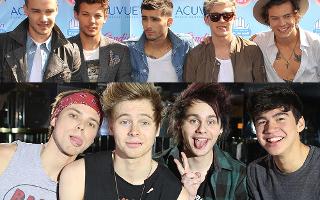 Whose is Better 1D or 5 Seconds of Summer? I'd say both but I've mostly heard 1D so I'd say 1D is best. One Direction forever!