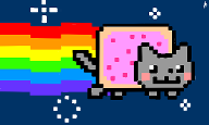 One word to describe Nyan cat Just give me one word to describe Nyan cat. One word. And one word only.