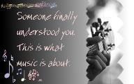 What does music mean to you? To me, music is an escape.  It seems that for every feeling, ever problem, and every emotion, there is a song.  If I'm feeling happy, I play peppy pop music, when I'm sad I just listen to rock or alternative.  I just love music. Without music, I wouldn't be who I am. So, what does music mean to you? What's your favorite kind?