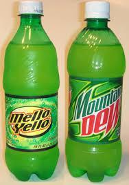 would you rather drink or experiment with, Mountain dew or Mello yellow? i would go for mountain dew, how about you? question number 9