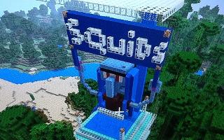 My Squid Fortress in Minecraft This is my random Squidward fortress in Minecraft