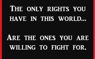 What causes do you fight for? I support women's rights. What do you support? (stopping child labor, helping homeless animals, stopping global warming, etc.)