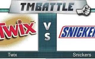 which one would you rather have or eat, snickers or twix? i don't really favor one more than the other...so...yea question number 12