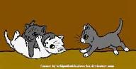 Why dont dewpaw amberpaw and snowpaw look like cloudtail? (warrior cats question) Ok I'm confused here...whitewing she just SCREAMS Cloudtail...and honestly when I saw Dewpaw,snowpaw and amberpaw I was like.."what the check? It's like Hollyleaf jayfeather and lionblaze all over again!" I mean amberpaw he kinda whispers "brightheart" he's kinda got her color but way off...I looked on the warrior cats Wikipedia and it said they are his and her official kids and I'm confused...only 2 look like the parents...it's just..that one Jackie Chan face for me...I need a explanation!