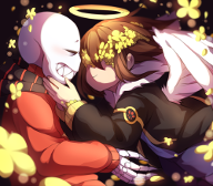 what is your favourite undertale Au ship? Your answer can be from different Au`s as well. my favourite one is FlowerFell Sans x Frisk because its so sad T^T.