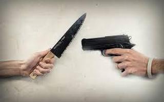 which would you rather fight with, a knife or gun? question number 2